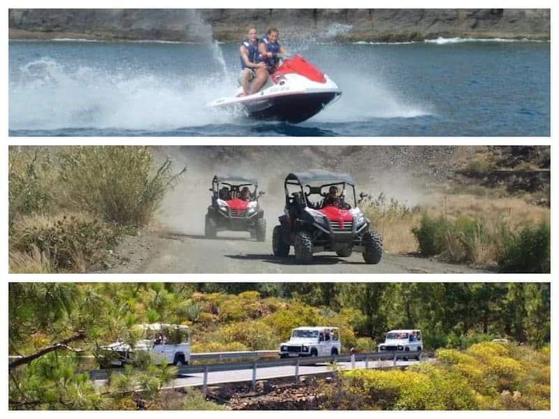 ¿Excursión en buggy, jeep o moto de agua?